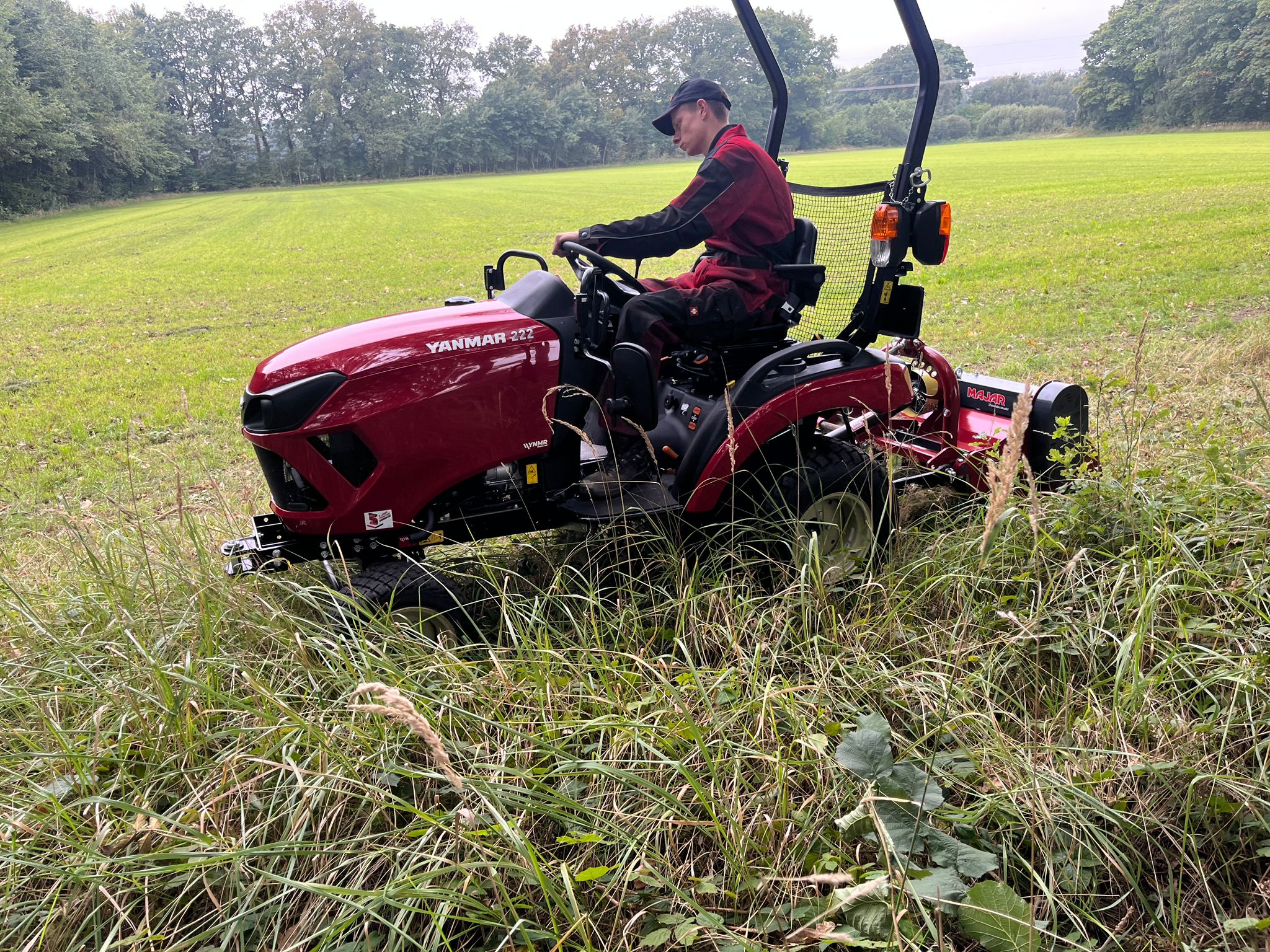 Demonstratie Majar RBML 130 DG 30 sideshift klepelmaaier - Image 6