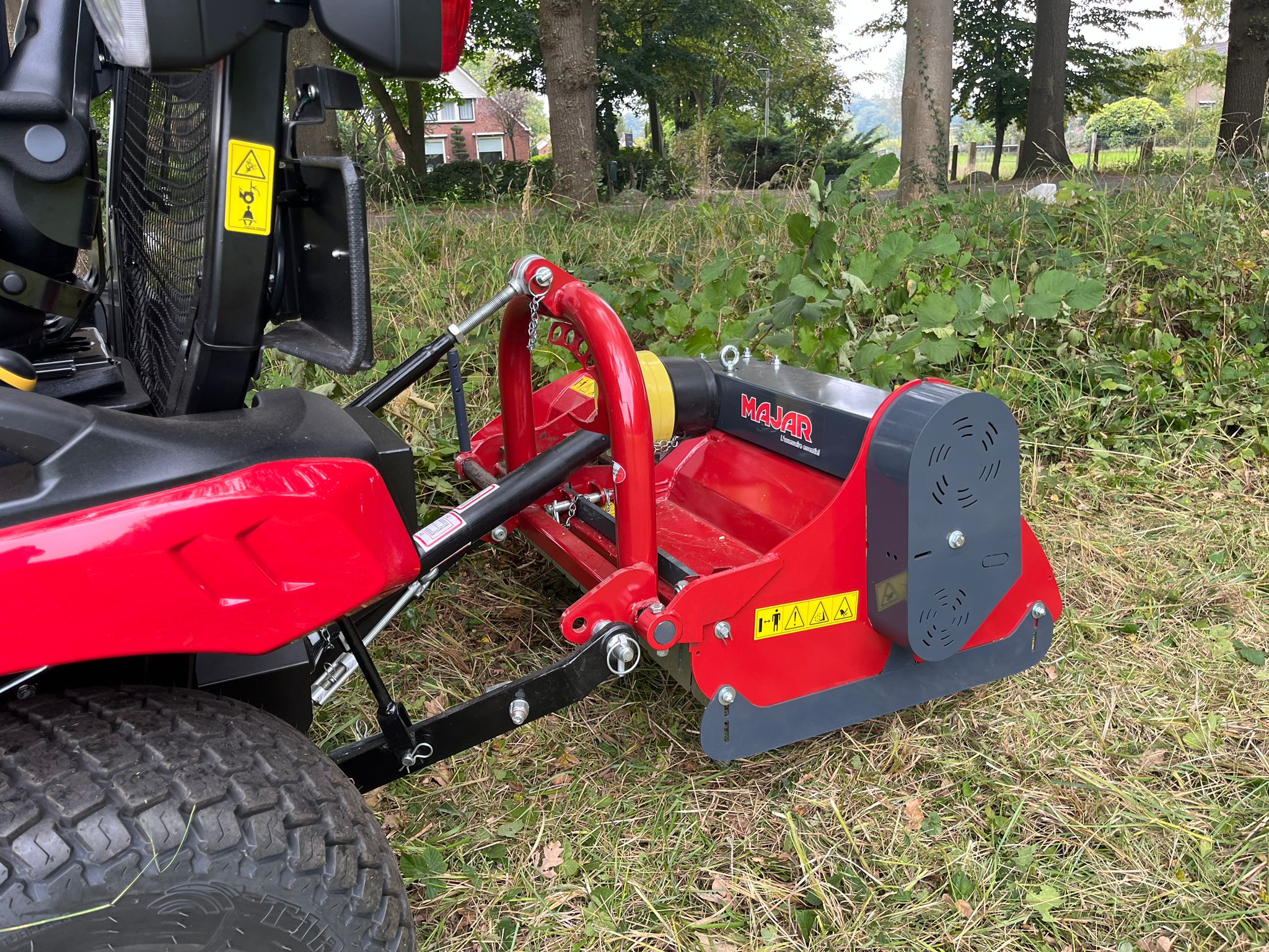 Demonstratie Majar RBML 130 DG 30 sideshift klepelmaaier - Image 9