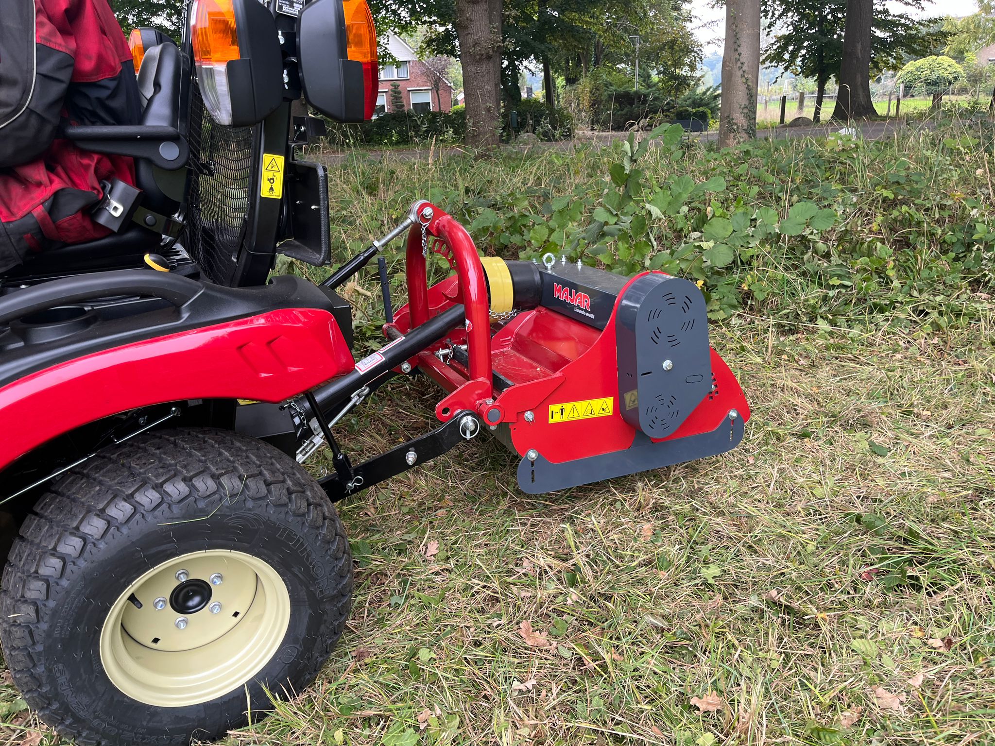 Demonstratie Majar RBML 130 DG 30 sideshift klepelmaaier - Image 8