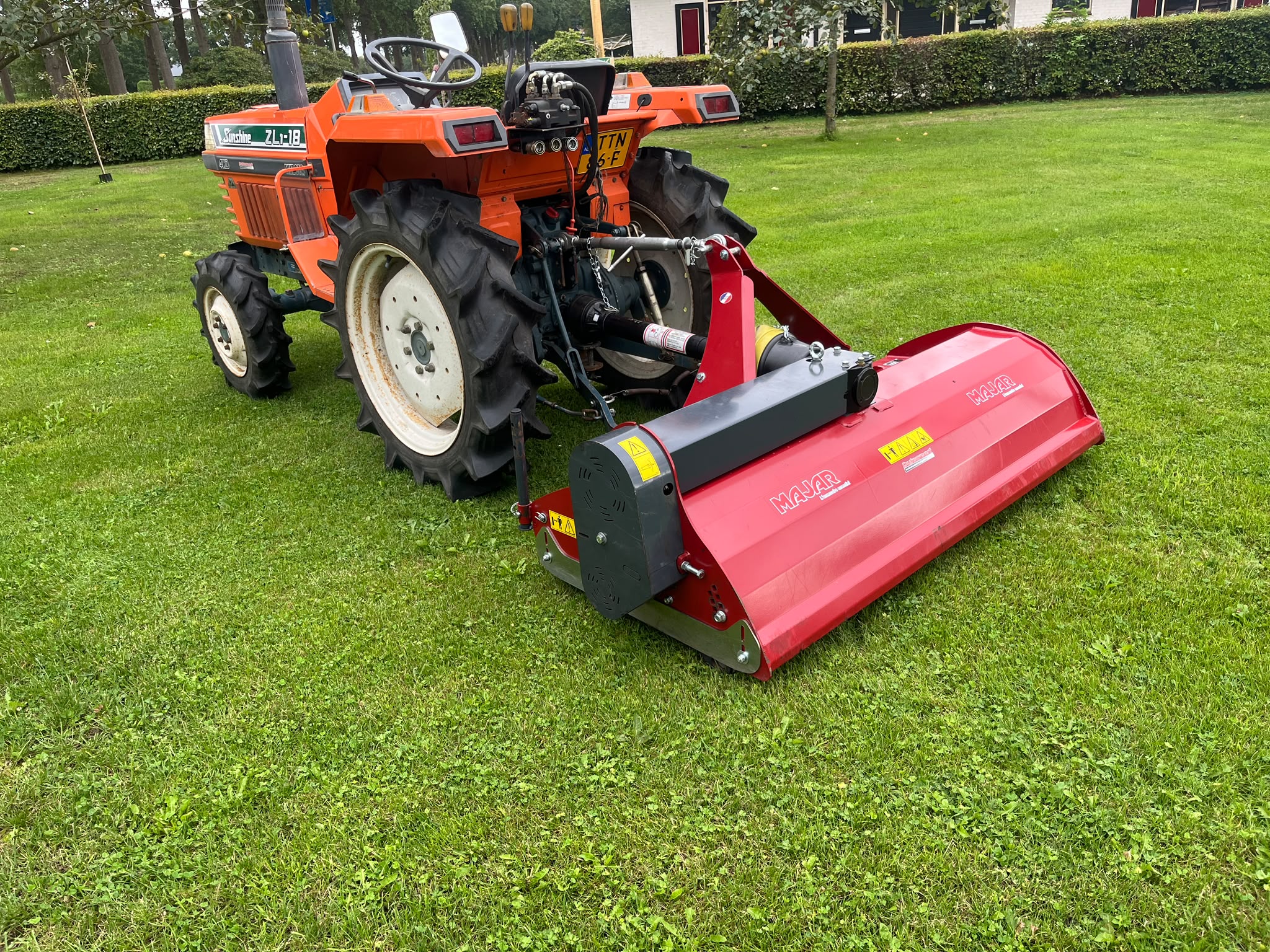 Jong gebruikte Majar 1,55 Mtr. klepelmaaier / verticuteermachine - Image 3