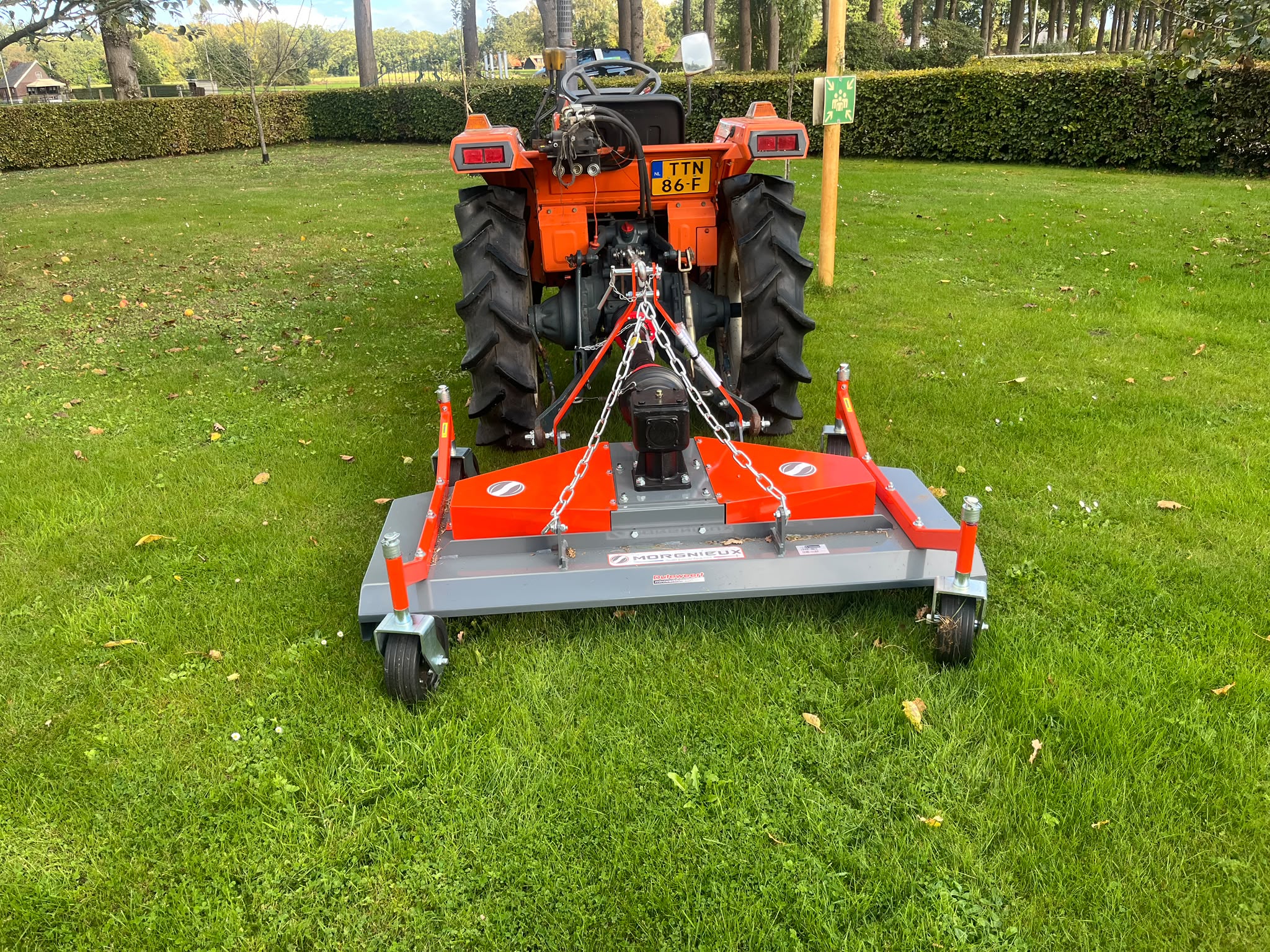 Demonstratie Morgnieux TA 1500 EA cirkelmaaier - Image 4