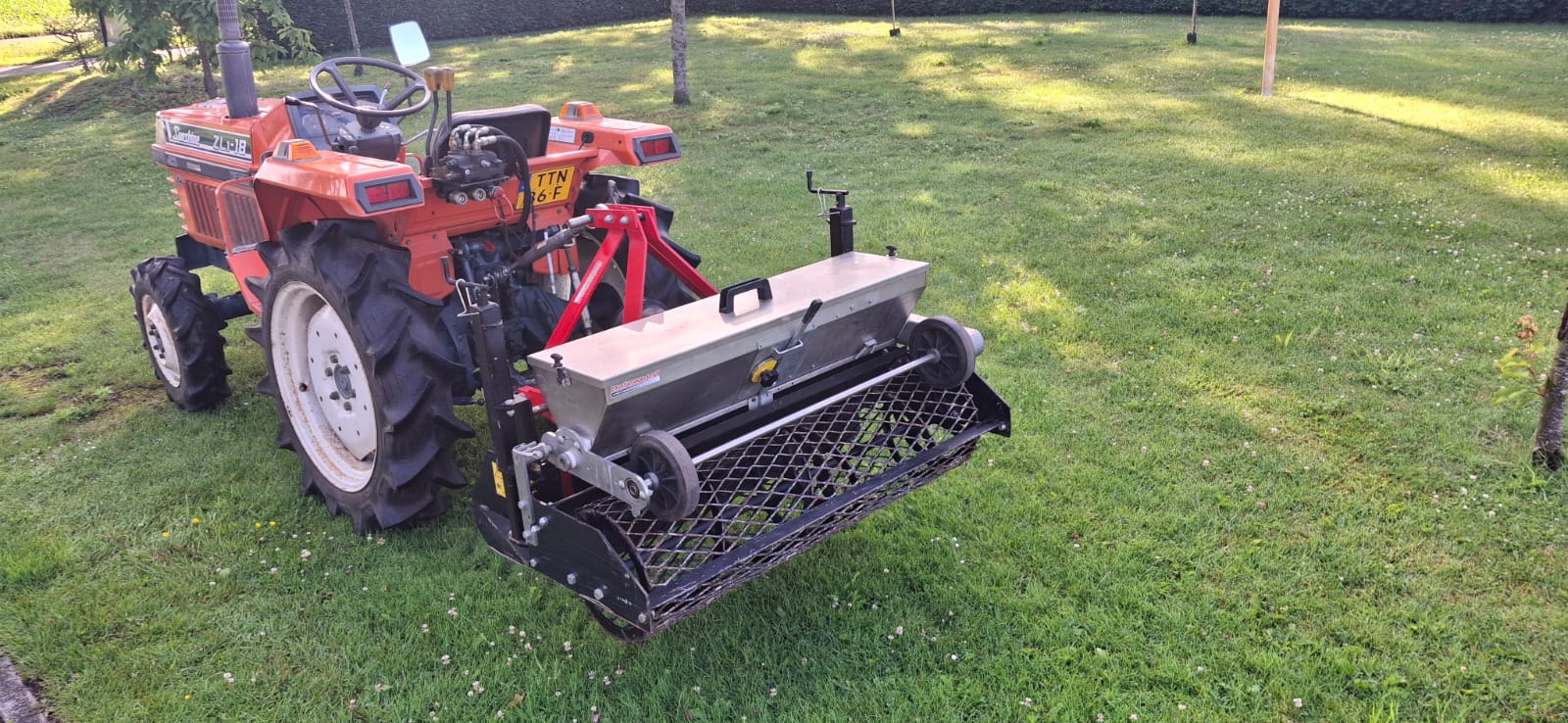 Tecma MGT 1000 rotorkopeg met RVS Tecma zaaikit